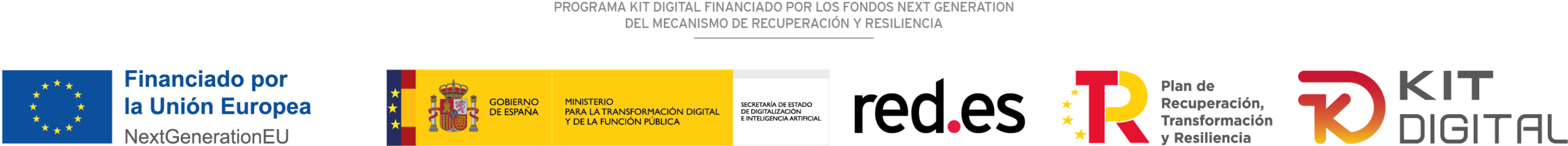 Logotipos institucionales del programa Kit Digital